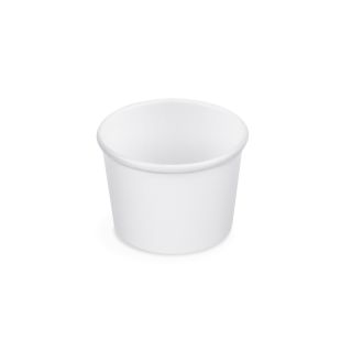 Fagylaltos papírtálka 250ml FEHÉR