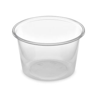 Műanyag öntetes tálka 100ml natúr