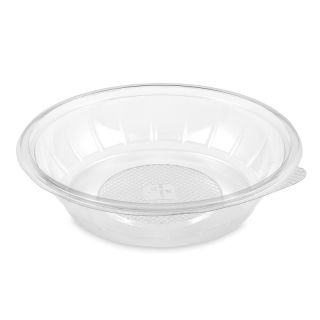 Műanyag snap on salátás tál 1000ml víztiszta