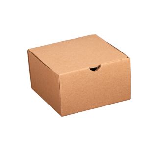 Papír hamburgeres doboz 160x160x90mm