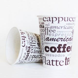 Papírpohár 400ml Coffee Line (90mm)