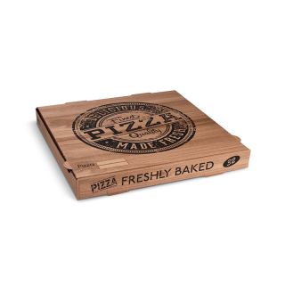 Pizzadoboz WOOD 32x32x4 cm