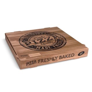 Pizzadoboz WOOD 40x40x5 cm