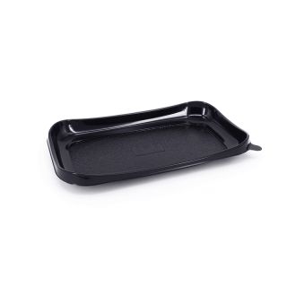 SNACKIPACK műanyag tálca fekete (33SKN)