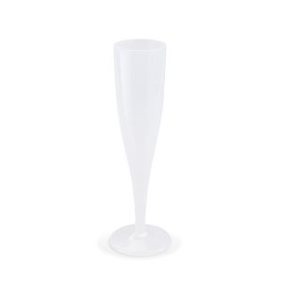 Újrahasználható műanyag pezsgős pohár 100ml