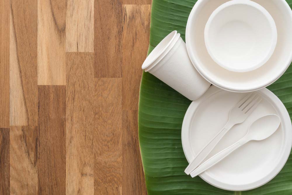 lebomló tányér, eldobható tányér, környezetbarát tányér