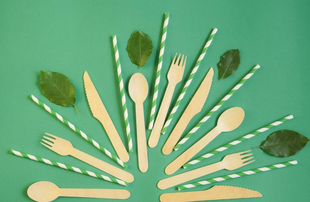 környezetbarát evőeszköz