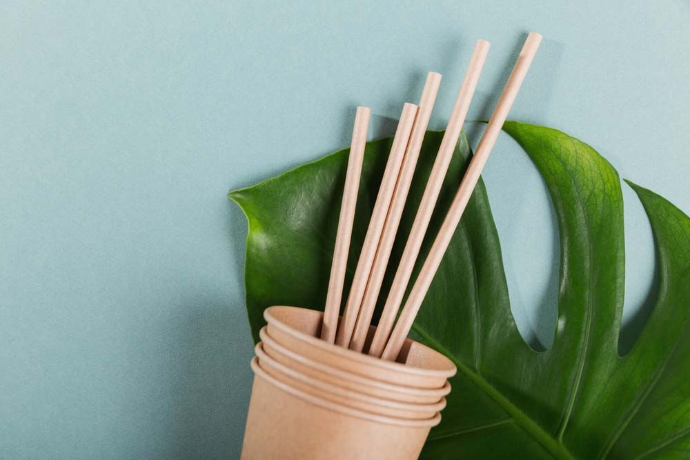 környezetbarát szívószál